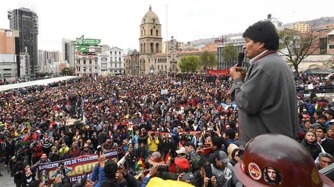 Bolivia’s Morales Thanks Supporters for ‘Rejecting Coup’